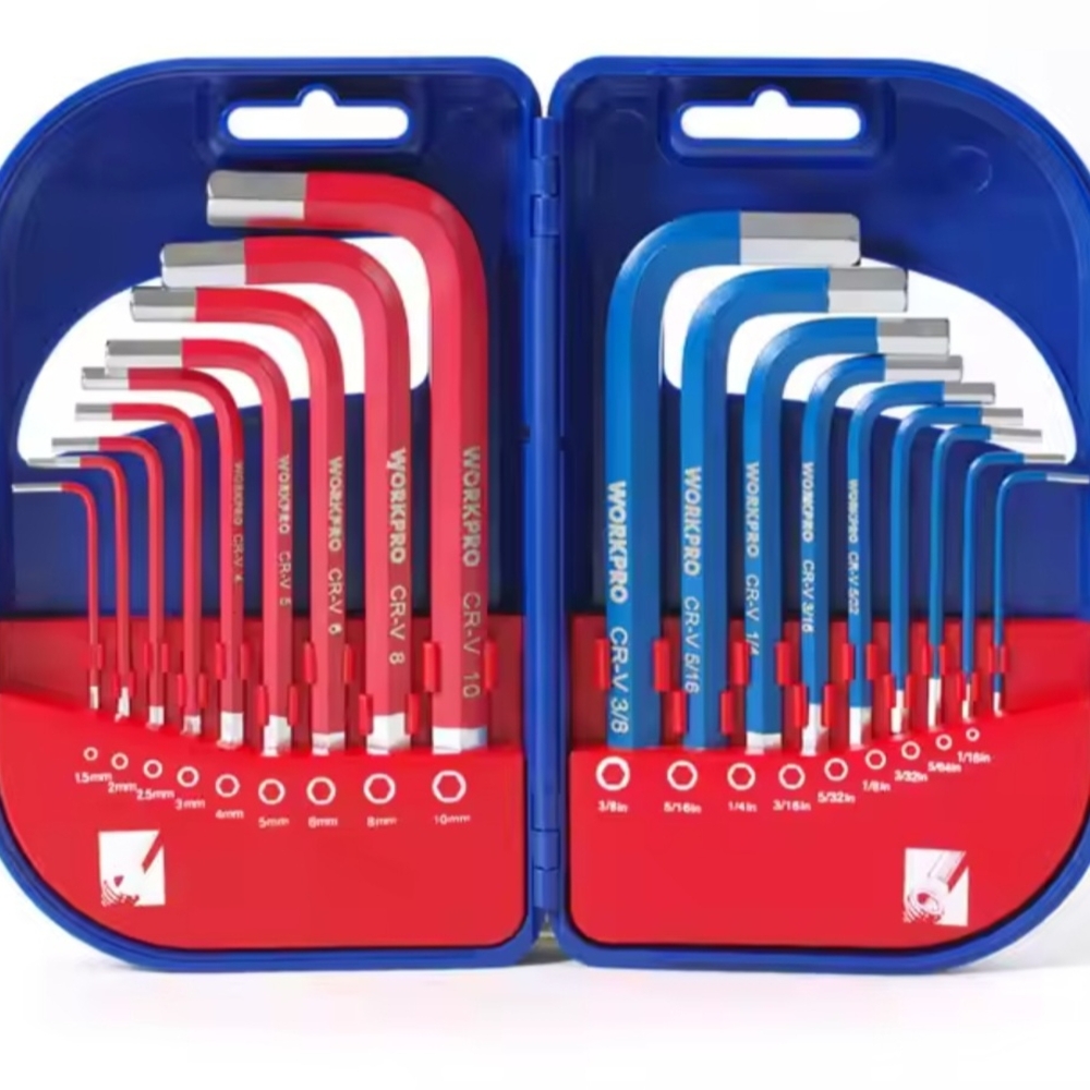 WORKPRO Hex Key Set with Case